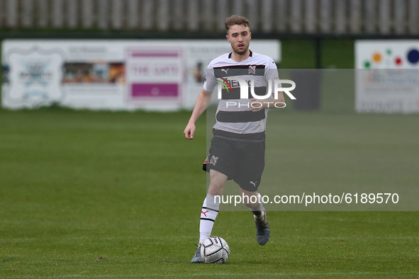  Alex Storey of Darlington during the Vanarama National League North match between Darlington and AFC Telford United at Blackwell Meadows, D...