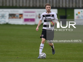  Alex Storey of Darlington during the Vanarama National League North match between Darlington and AFC Telford United at Blackwell Meadows, D...