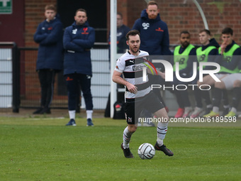 Michael Liddle of Darlington during the Vanarama National League North match between Darlington and AFC Telford United at Blackwell Meadows,...