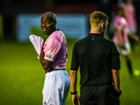 Theo Streete of AFC Telford  during the Vanarama National League North match between Darlington and AFC Telford United at Blackwell Meadows,...