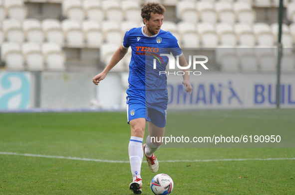  Colchesters Tom Eastman during the Sky Bet League 2 match between Colchester United and Leyton Orient at the Weston Homes Community Stadium...