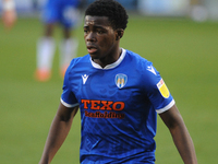  Colchesters Kwame Poku during the Sky Bet League 2 match between Colchester United and Leyton Orient at the Weston Homes Community Stadium,...