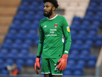Leyton Orients Lawrence Vigouroux   during the Sky Bet League 2 match between Colchester United and Leyton Orient at the Weston Homes Commun...
