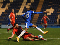 Leyton Orients Daniel Happe with well timed tackle on Colchesters Jevani Brown  during the Sky Bet League 2 match between Colchester United...