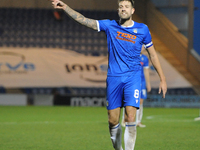 Colchesters Harry Pell  during the Sky Bet League 2 match between Colchester United and Leyton Orient at the Weston Homes Community Stadium,...