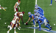 Long snapper Don Muhlbach (48) of the Detroit Lions prepares to snap the ball during the f...