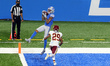 Wide receiver Marvin Jones (11) of the Detroit Lions catches the ball for a touchdown duri...