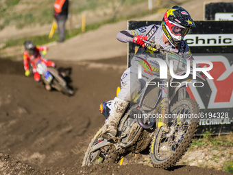 Beaton Jed #14 (AUS) Rockstar Energy Husqvarna Factory Racing Team in action during the MX2 World Championship 2020 Race of Grand Prix of Ga...