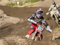 Gifting Isak #517 (SWE) DIGA Procross GasGas Factory Juniors Racing Team in action during the MX2 World Championship 2020 Race of Grand Prix...