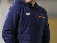  Hartlepool manager, Dave Challinor during the Vanarama National League match between Hartlepool United and Wrexham at Victoria Park, Hartle...