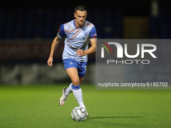 Ryan Donaldson of Hartlepool United during the Vanarama National League match between Hartlepool United and Wrexham at Victoria Park, Hartle...