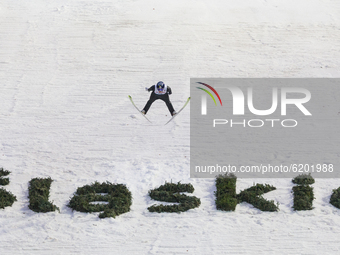 Mikhail Maksimochkin (RUS) during the FIS ski jumping World Cup, Wisla, Poland, on November 20, 2020. (
