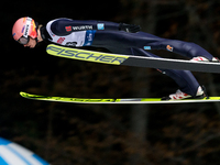 Karl Geiger (GER) during the FIS ski jumping World Cup, Wisla, Poland, on November 20, 2020. (