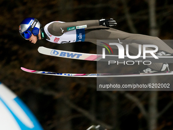 Ryoyu Kobayashi (JPN) during the FIS ski jumping World Cup, Wisla, Poland, on November 20, 2020. (