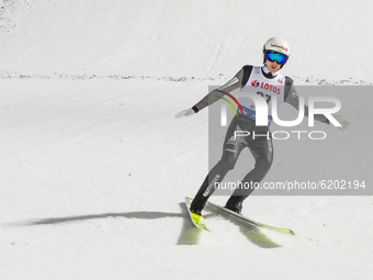 Simon Ammann (SUI) during the FIS ski jumping World Cup, Wisla, Poland, on November 20, 2020. (