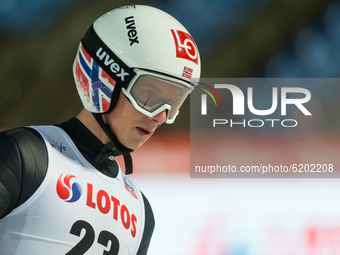Halvor Egner Granerud (NOR) during the FIS ski jumping World Cup, Wisla, Poland, on November 20, 2020. (