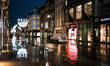General view of the near empty shopping area of Mayfair, November 20, 2020 in London, Engl...