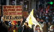 Thousands of protesters took to the streets after the call of NGOs (Amnesty International,...