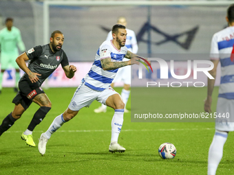 QPRs Geoff Cameron on the ball during the Sky Bet Championship match between Queens Park Rangers and Rotherham United at Loftus Road Stadium...