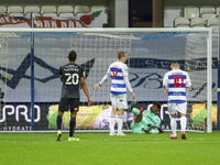 QPRs Lyndon Dykes scores a penalty during the Sky Bet Championship match between Queens Park Rangers and Rotherham United at Loftus Road Sta...