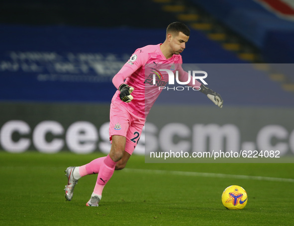 Newcastle United's Karl Darlow  during Premiership between Crystal Palace and Newcastle United at Selhurst Park Stadium , London, UK on 27th...
