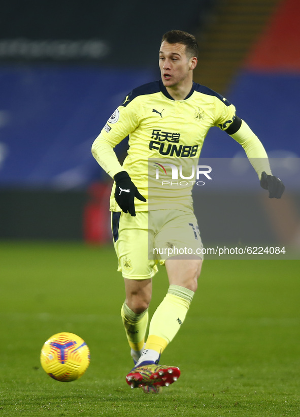 Newcastle United's Javier Manquillo during Premiership between Crystal Palace and Newcastle United at Selhurst Park Stadium , London, UK on...