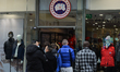 Shoppers outside Canada Goose store in Grafton Street in Dublin city centre, Taoiseach (I...