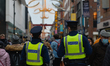 Two Garda officers seen in a busy Henry Street in Dublin city centre, Taoiseach (Irish PM...