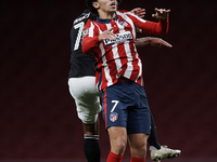 Joao Felix of Atletico Madrid in action during the UEFA Champions League Group A stage match between Atletico Madrid and FC Bayern Muenchen...