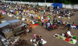 Local tribal people are seen at an weekly market place as they open their shop to sale the...