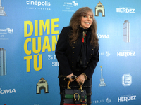 Actress Veronica Castro during the press conference for the movie Dime Cuando Tu on December 14 2020 in Mexico City, Mexico.  (
