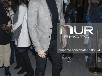 Rubén Sanz attend the Christmas party at the Four Seasons Hotel Madrid, December 18, 2020.  (