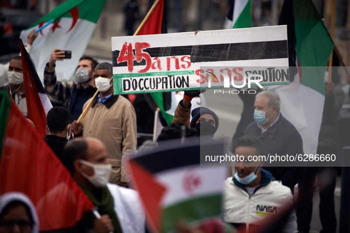 Sahrawi People Gaher In Toulouse 