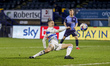 QPRs Lyndon Dykes goes close during the Sky Bet Championship match between Wycombe Wandere...