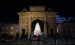 A general view of the Albero del Cambiamento christmas tree by Accenture for Natale Degli...