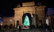 A general view of the Albero del Cambiamento christmas tree by Accenture for Natale Degli...