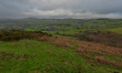 A panoramic view of fields that forms the border between Northern Ireland and the Republic...