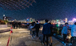  The fact that most sitting places were cordoned off did not discourage people from groupi...