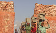 Brickfield female workers are work in brickfields at Narayanganj near Dhaka Bangladesh on...