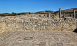 Mosaic in the ancient Roman town of Volubilis in Meknes, Morocco, Africa. Volubilis is a p...