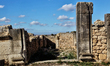 The ruins of the ancient Roman town of Volubilis in Meknes, Morocco, Africa. Volubilis is...