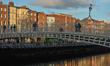 A view of the Ha'penny Bridge in Dublin city center.The Department of Health reported tod...