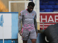 Michee Efete of Wealdstone during the Vanarama National League match between Hartlepool United and Wealdstone at Victoria Park, Hartlepool o...