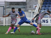    during the Vanarama National League match between Hartlepool United and Wealdstone at Victoria Park, Hartlepool on Saturday 9th January 2...