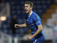 Rhys Oates of Hartlepool United celebrates after scoring their second goal  during the Vanarama National League match between Hartlepool Uni...