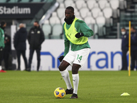 Pedro Obiang of US Sassuolo during the Serie A football match between Juventus FC and US Sassuolo at Allianz Stadium on January 10, 2021 in...