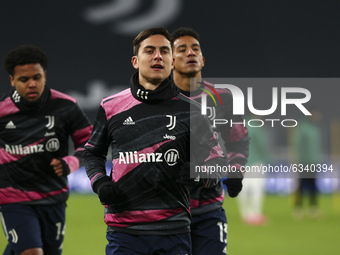 Paulo Dybala of Juventus FC  during the Serie A football match between Juventus FC and US Sassuolo at Allianz Stadium on January 10, 2021 in...
