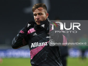 Arthur of Juventus FC during the Serie A football match between Juventus FC and US Sassuolo at Allianz Stadium on January 10, 2021 in Turin,...