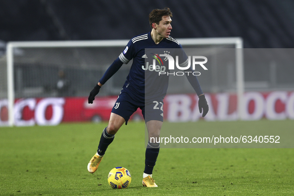 Federico Chiesa of Juventus FC during the Serie A football match between Juventus FC and US Sassuolo at Allianz Stadium on January 10, 2021...