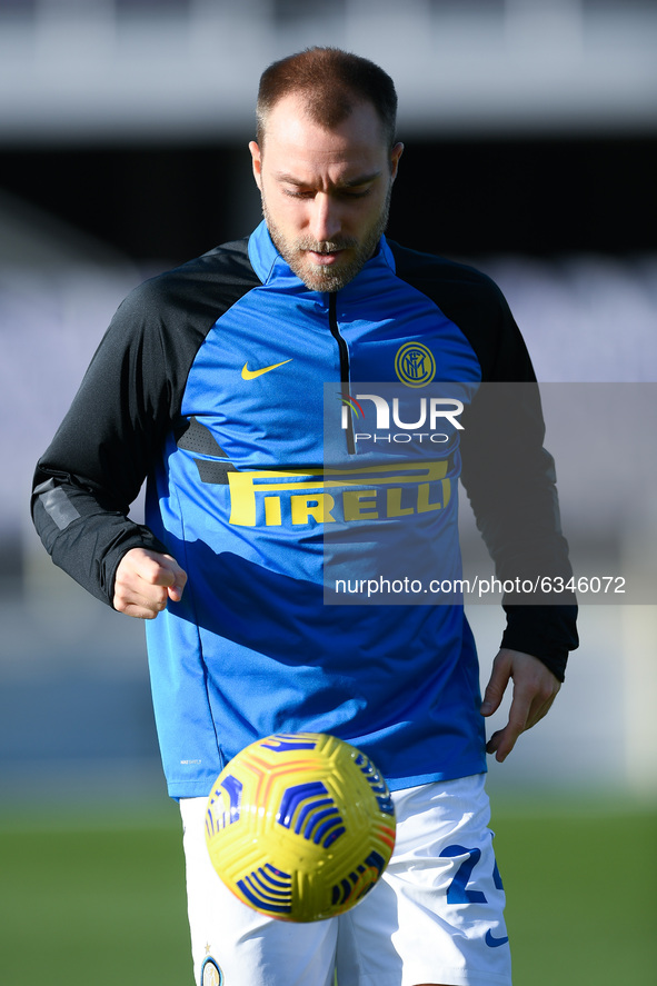 Christian Eriksen of FC Internazionale during the Coppa Italia match between ACF Fiorentina and FC Internazionale at Stadio Artemio Franchi,...